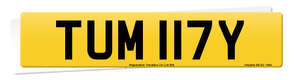 Registration number TUM 117Y